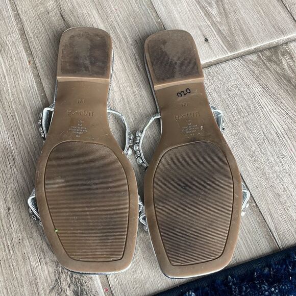 Unisa Sarai Flat Jeweled Sandals - Picture 4 of 6